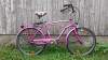 Beach Cruiser "Pinky" mit 7-Gang Wippschalterund Rücktrittbremse, extra breiter Gelsattel,  extra breiter Lenker, Dynamolicht, Rahmenhöhe 48,5