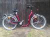 Tiefeinsteiger Fahrrad "Supernova" 7-Gang Wippschalter mit Rücktrittbremse, extrem tiefer Durchstieg, extra breiter Gelsattel, mit Nabendynamo