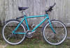 Türkismarder, Mountain Bike, aluminium, 24 Gang Rapidfire Schaltung, 47-er Reifenbreite, Rahmenhöhe 51