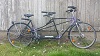 Damen_Herren_Tandem, Tourenlenker vorne, 28 Zoll, 47-er Reifenbreite, Rahmenhöhen: vorne 57, hinten 53 Länge des Tandems: 250cm